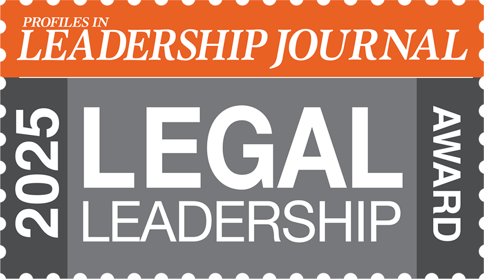Profiles in Leadership Journal 2025 Legal Leadership Award