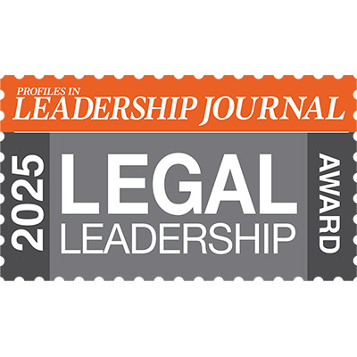 Profiles in Leadership Journal 2025 Legal Leadership Award