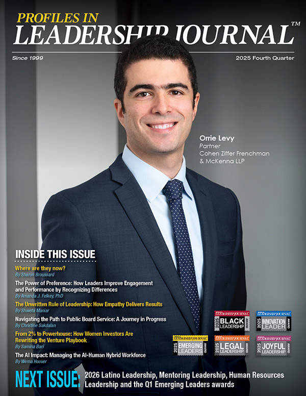 Profiles in Leadership Journal Fourth Quarter 2025 Issue